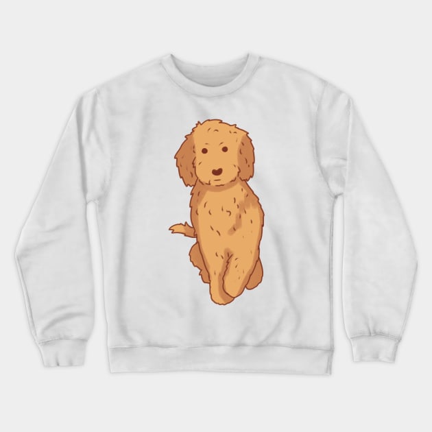 Cute Golden doodle art Crewneck Sweatshirt by Mayarart